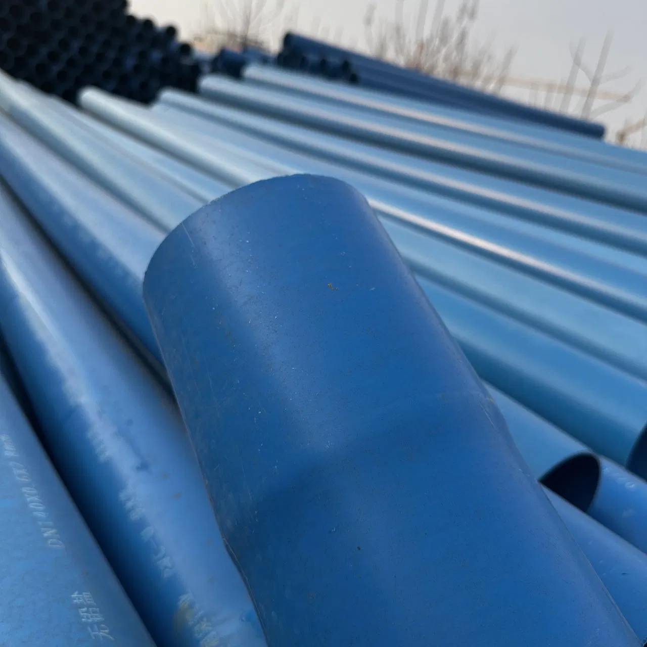 Hot Sales 4 Inch UPVC PVC Water Supply Pipe High Pressure Moulded Socket Connection ASTM & DIN S