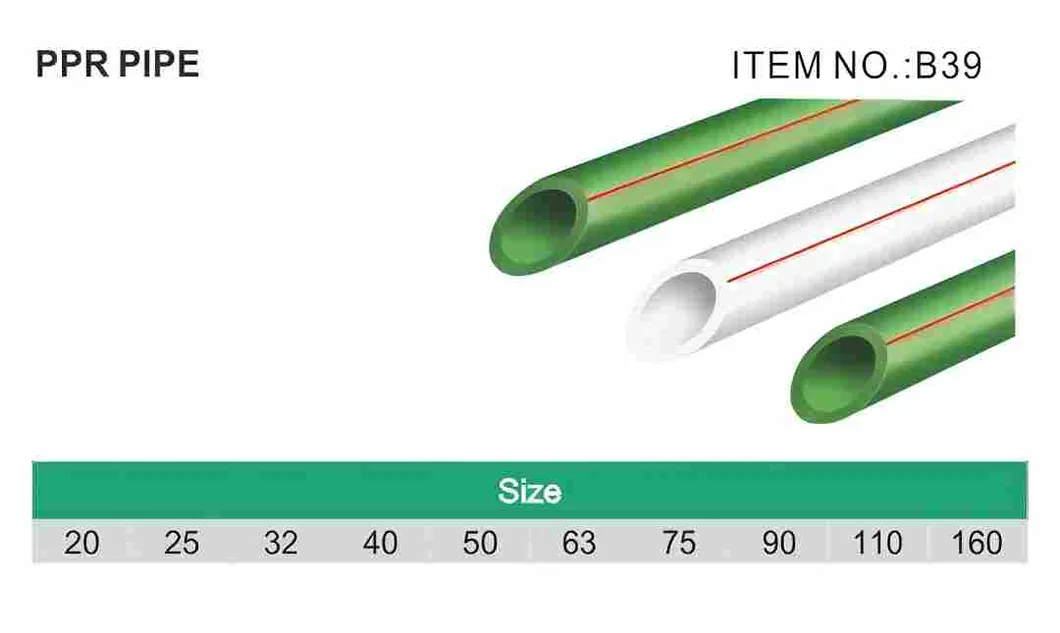 Premium Runlu PPR Water Supply Pipe for Cold and Hot Applications