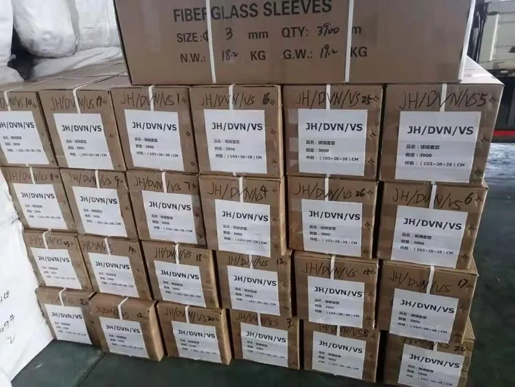 2753 Silicone Resin Coated Insulation Fiberglass Pipe for Electrical Equipment