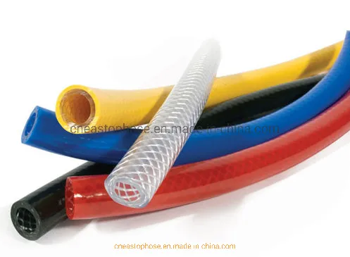 Clear Braided Reinforced Plastic Tubing PVC Hose Pipe