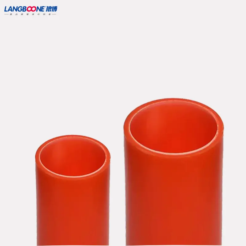 Sn32/40 Orange Plastic Mpp Tube Electrical Cable Protection Pipe Power Cable Conduit