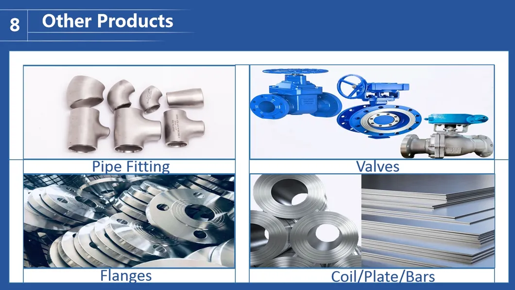 Welded Stainless Steel Pipe for Construction and Decoration with 304 316 409 Material