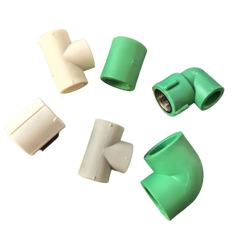 PPR Fittings Green Coupling and Tees for Safe Water Flow