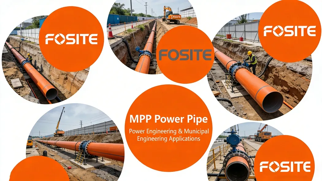 Fosite Mpp Power Pipe High Strength Cable Protection Tube