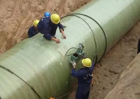 Fiberglass Reinforced Plastic Round Pipes with Insulation and High-Temperature Resistance