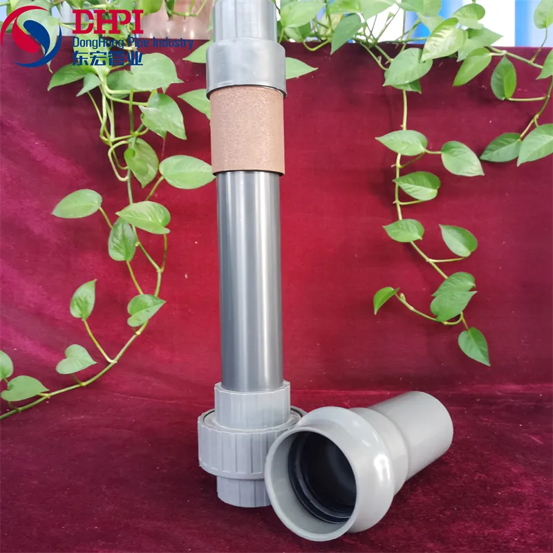 Lightweight and Durable PVC-M Water Supply Pipe ASTM Gray Stable Quality Water Supply in Industrial