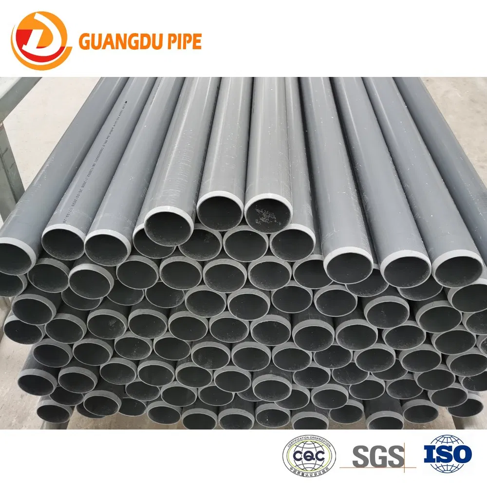 Water Supply Pipe List Specification CPVC UPVC PVC Tube Flexible Plastic Pipe