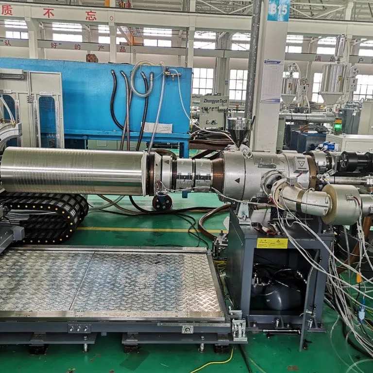 PVC PP PE EVA Double Walled Corrugation Pipe Hose Extrusion Production Line