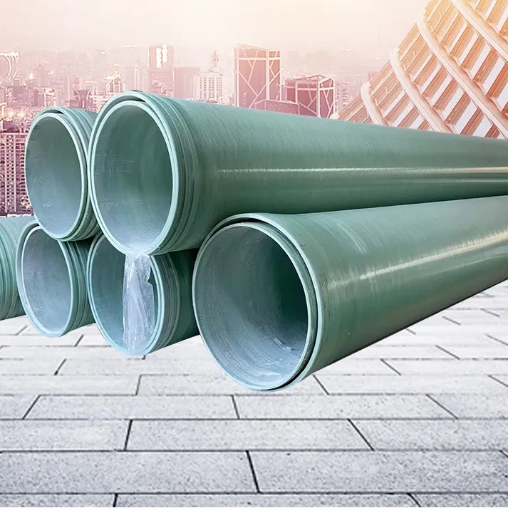 Large-Diameter Fiberglass Reinforced Plastic Pipe Spiral Sand-Filled Pipe Manufacturer - Available i