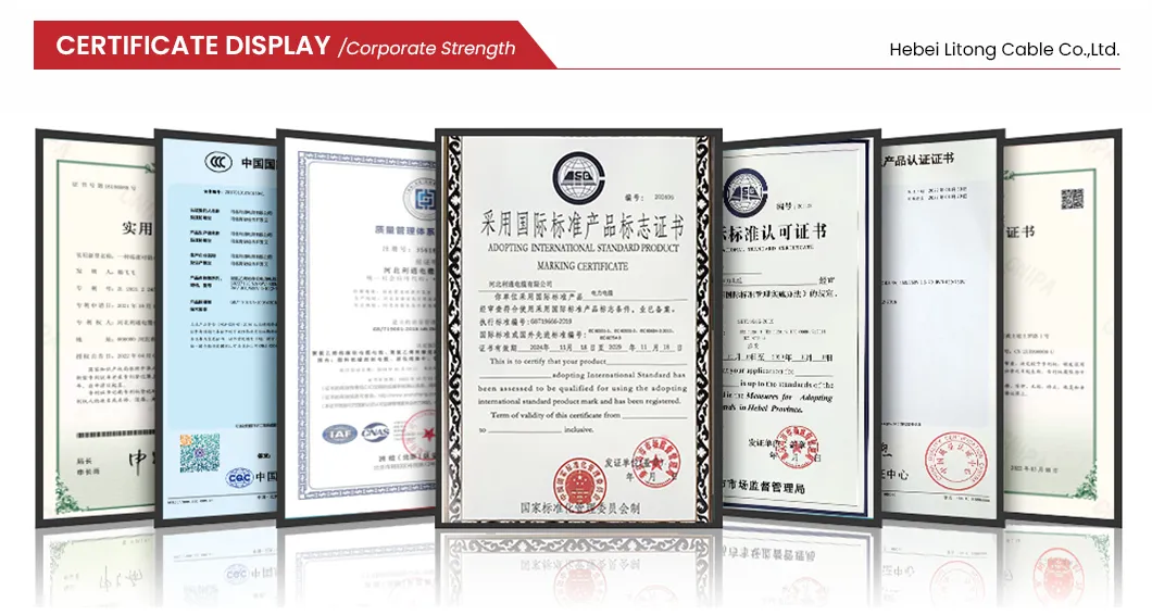 2X1.5mm+E Flat BVVB 2.5mm with Earth in Gray Twin Flat Cable Wire for South Africa