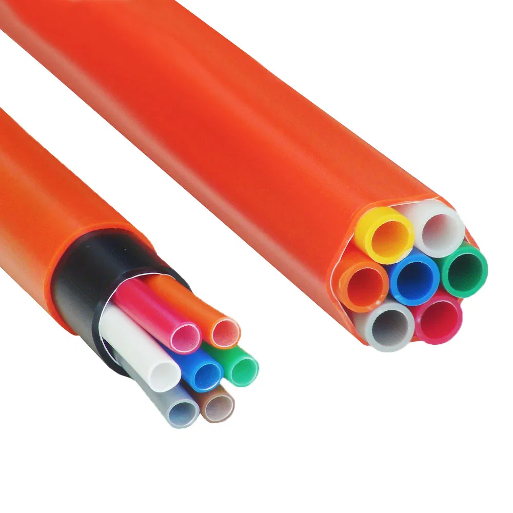 Factory Supply 14/10 12/8 10/6 mm PE Microduct Tube Microduct Pipe for Air Blown Cable Installation 