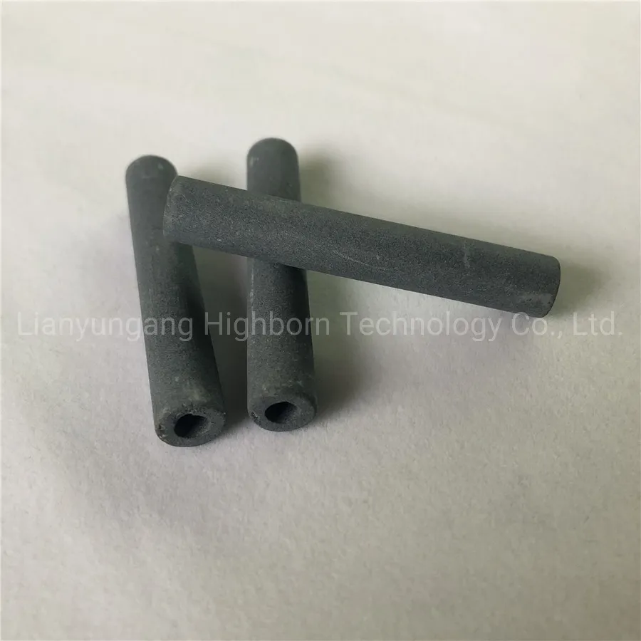Porosity Customizable Porous Sic Ceramic Filtration Tubes Liquid Filter Pipes