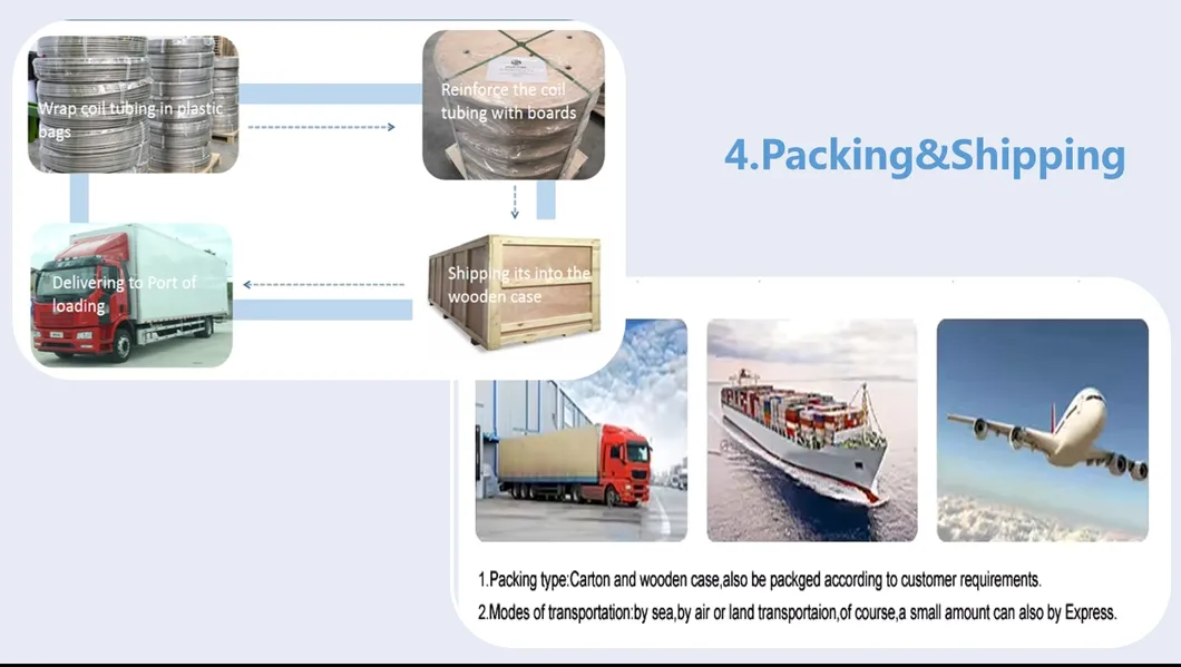 1/2 1/4inch Stainless Steel Injection Line Multi-Core Tube for Marine Shipping /Gas Oil Used