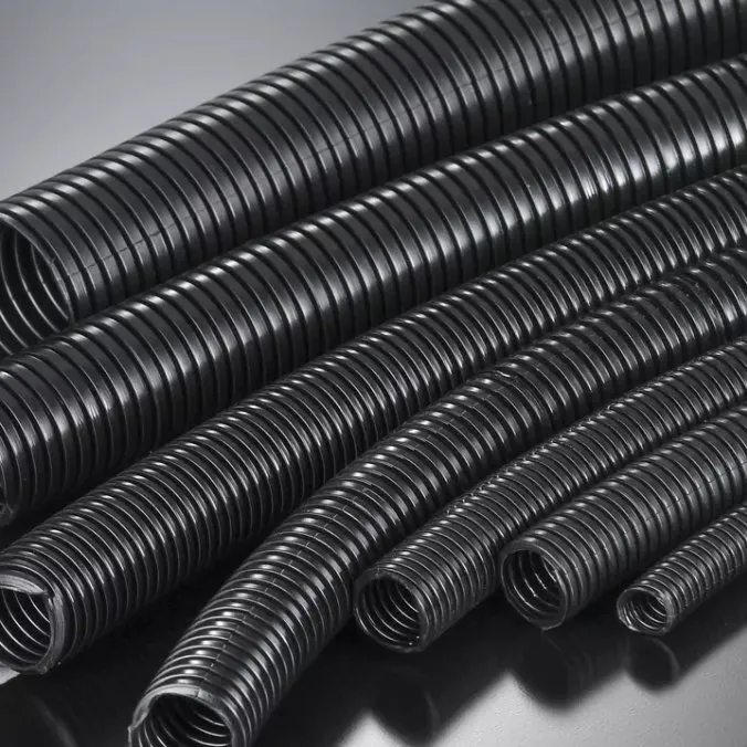 64*67.2mm Electrical Wire Protection Corrugated PP PE PVC Nylon Flexible Plastic Conduit Metal Pipe