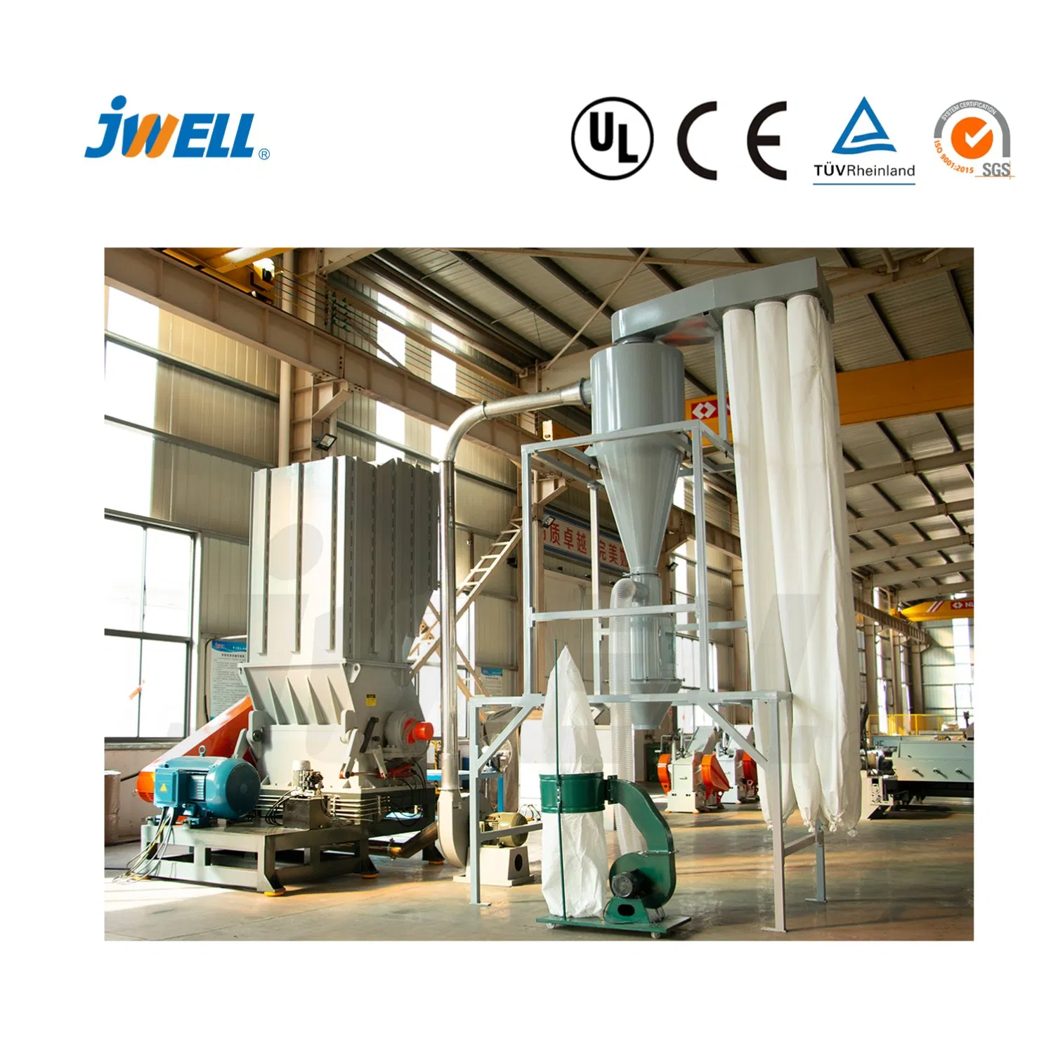 Jwell Dyps-Z Series Heavy Crusher for Hard Materials Plastic Pipe/Profile/Sheet/Board Plastic Machin