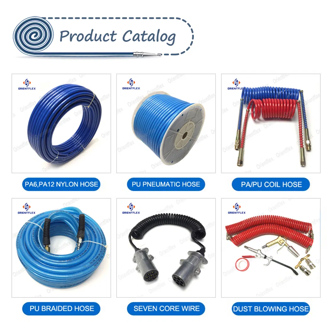 High Pressure Metric Rigid 4 mm Od Flexible Nylon Tubing