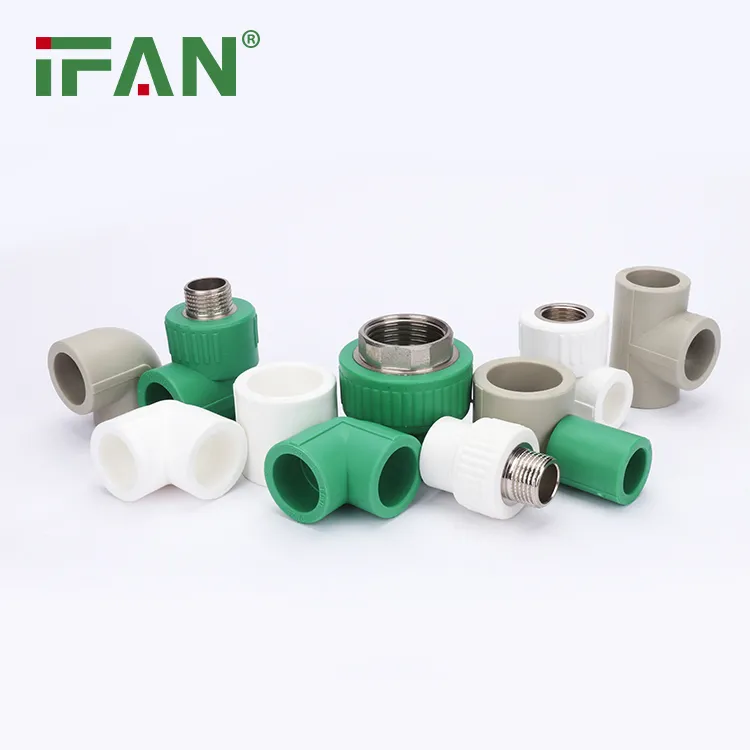 Ifan En 15874 Full Size 20-125mm White Equal Coupling PPR Fitting