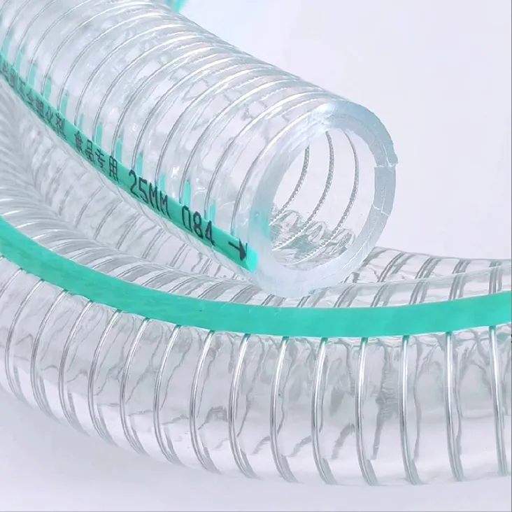 1-1/2" Flexible Durable Food Grade PVC Steel Wire Hose Pipe for Juice Transport