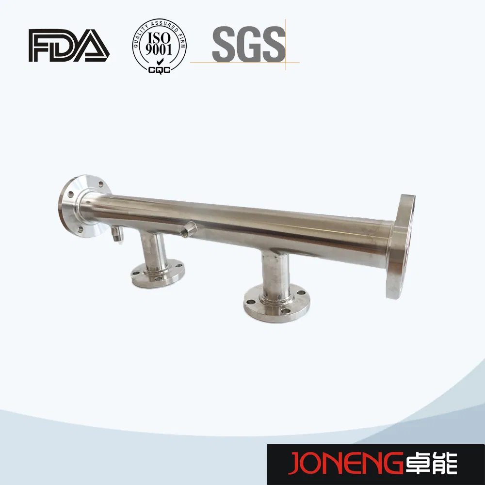 Sanitary Stainless Steel Female Threaded Pipe Section/Multi-Branch Pipe