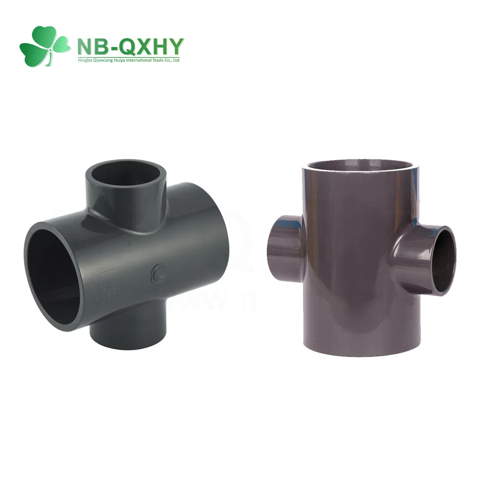 Nbqx Pn10 Pn16 DIN Standard Plastic Pressure PVC UPVC Plumbing Pipe Fitting for Water Supply and Irr