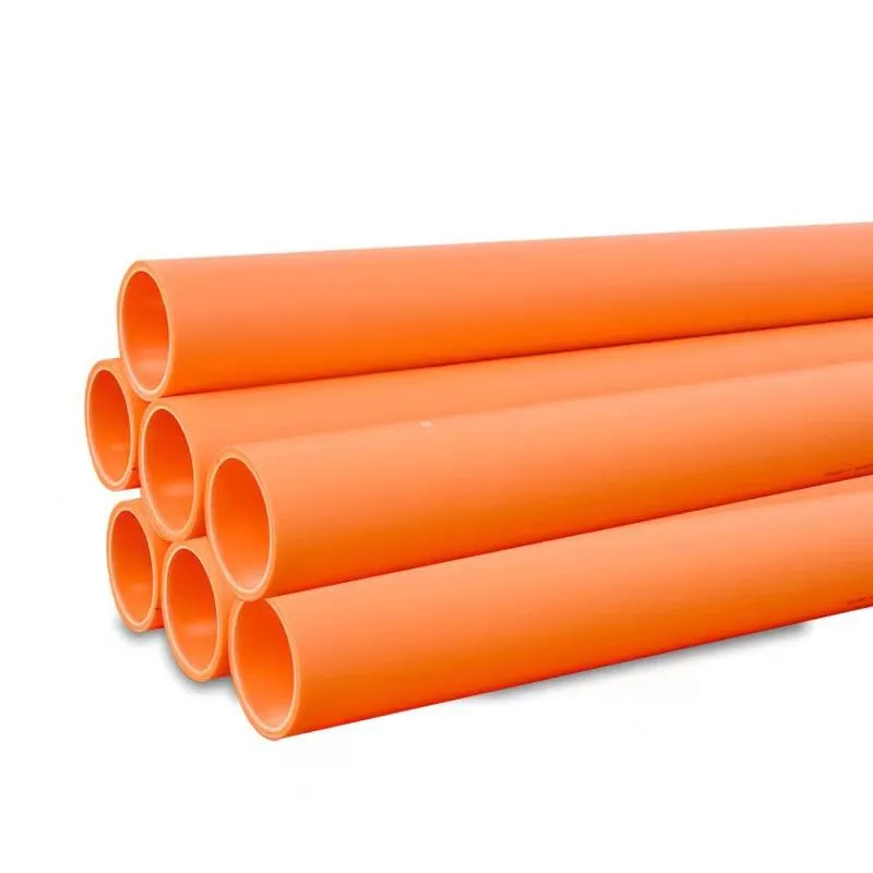 Orange Mpp Cable Protection Sleeve, Directly Buried Drag Pipe, Threaded Pipe, HDPE Communication Pip