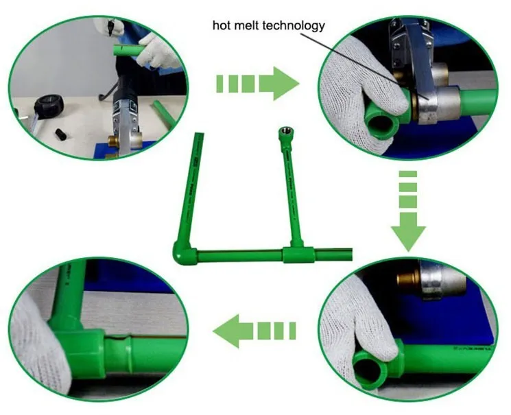 20mm 25mm 32mm 40mm 50mm 63mm 75mm PPR PVC HDPE Plastic Casing Irrigation High Pressure Pipes for Hot Cold Water Supply