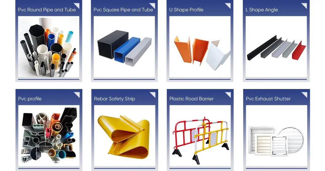 Customizable Smooth Surface Plastic Rectangular Tubes Square PVC Pipe for Decoration