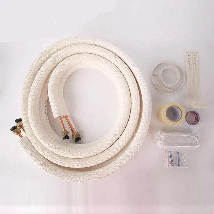 3/8 PE Insulation Copper Pipe for HVAC Single Pipe Air Conditioning PVC Insulated Copper Tube