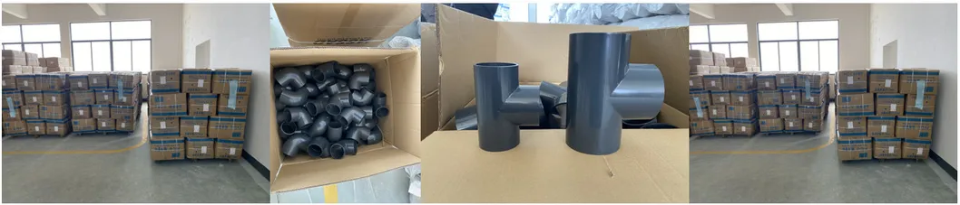 Nbqx Pn10 Pn16 DIN Standard Plastic Pressure PVC UPVC Plumbing Pipe Fitting for Water Supply and Irrigation Use