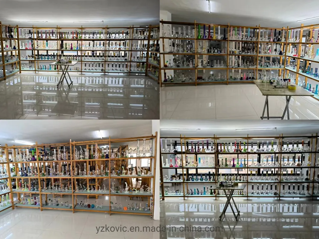 17" Water Pipe Double Socket Bowls M9 Chamber and Honeycomb Pipe Grinder Hookah Rolling Paper