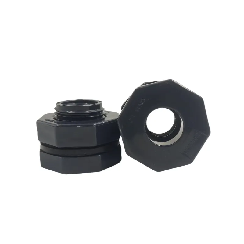 Sturdy PVC Plastic Threaded Connection Tank Fittings for Water Supply System