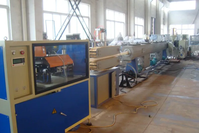 720/1200mm Plastic Extruder HDPE Tube Hose Extruding Machine Set PP PE Pipe Production Line