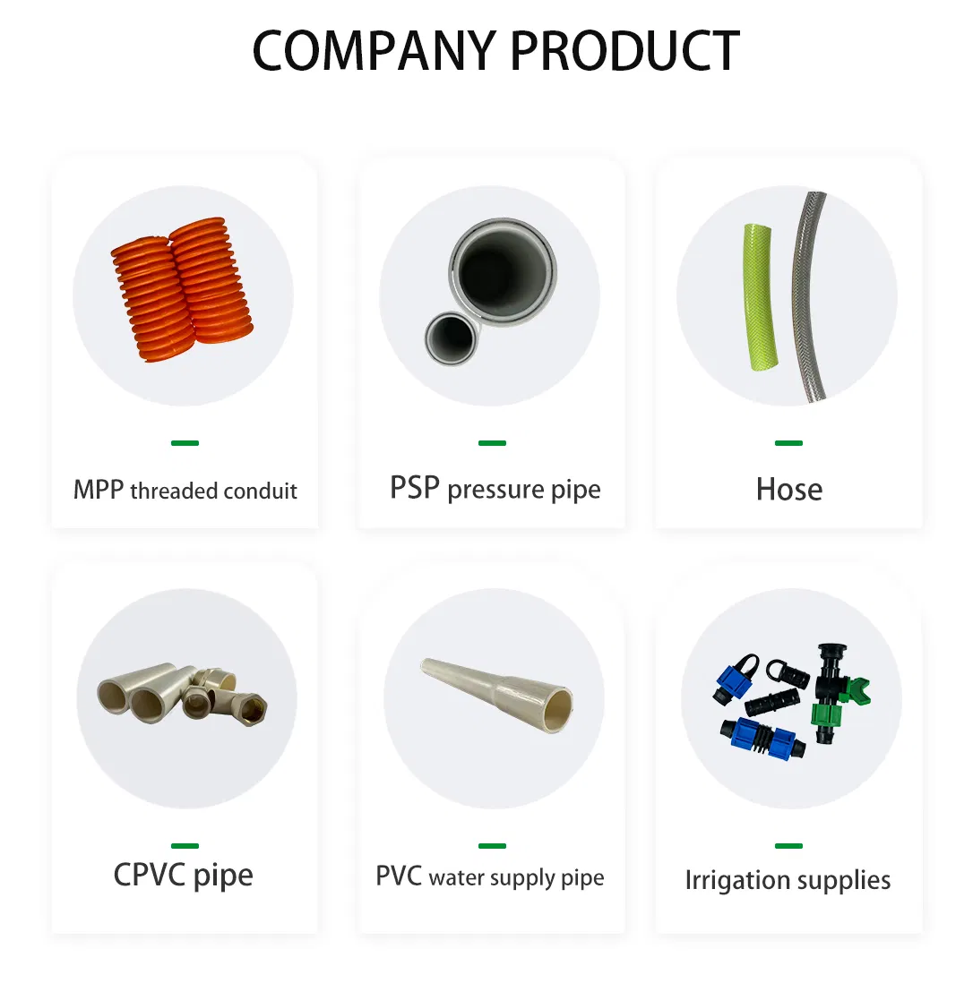 Flame Retardant Mpp Electrical Conduit Pipe Plastic Corrugated Pipe for Underground Power Cable System