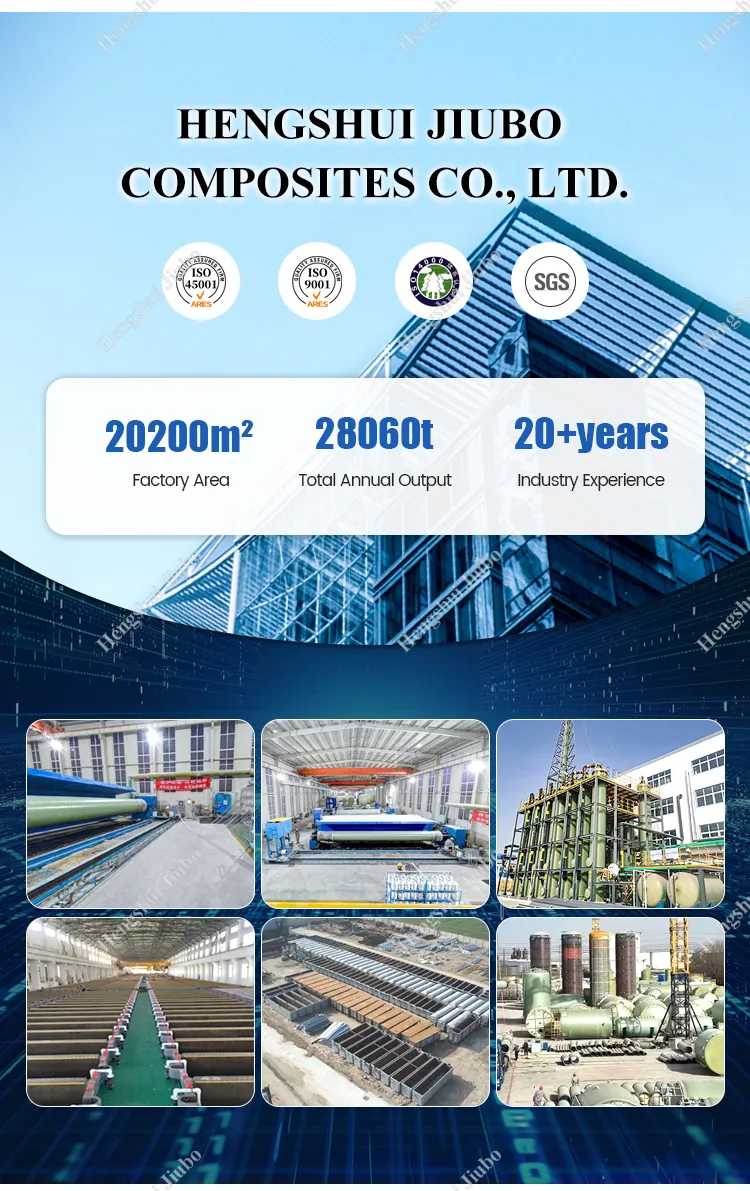 Molding Fiberglass Jiubo DN600-DN4500 FRP Pipe Continuous Filament Winding Equipment