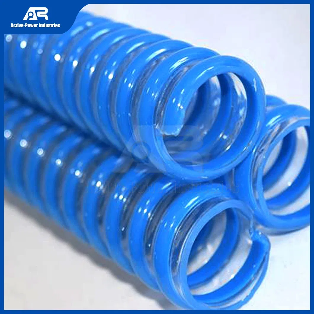 Active-Power Industries Rigid Suction Hose Distributor China a-Type Anti-Static PVC Transparent Stee