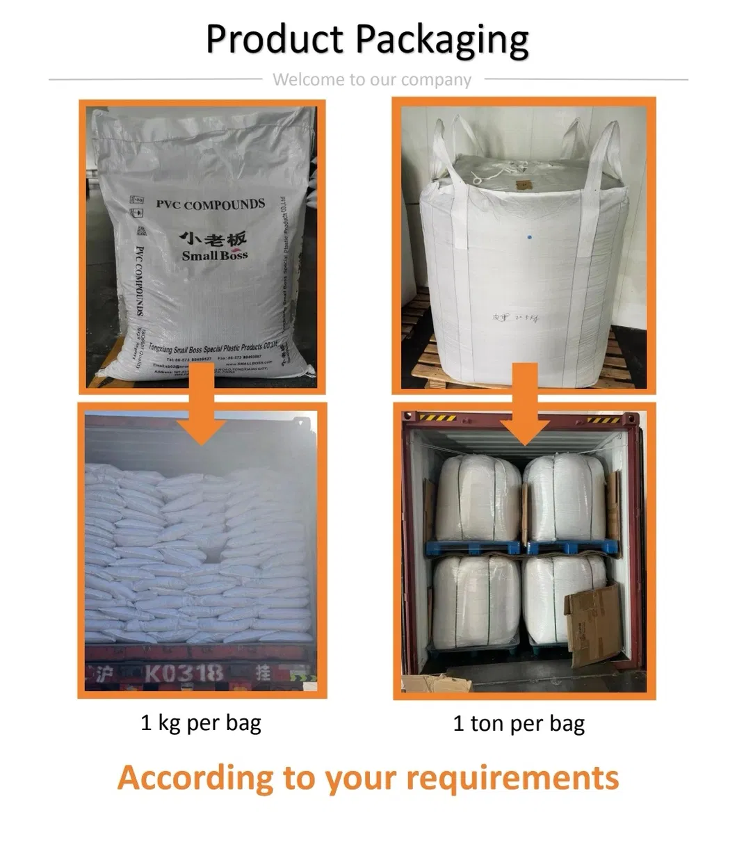 Co-Extrusion White Pipe PVC Compound Corrugated Pipe