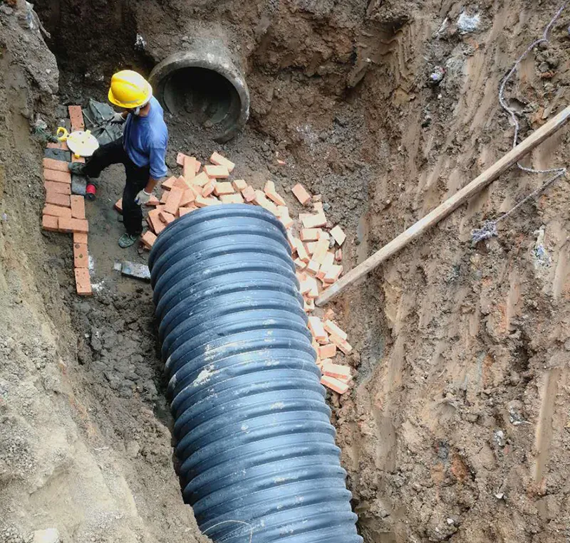 Double Wall Corrugated Pipe for Communication Cable Sheath