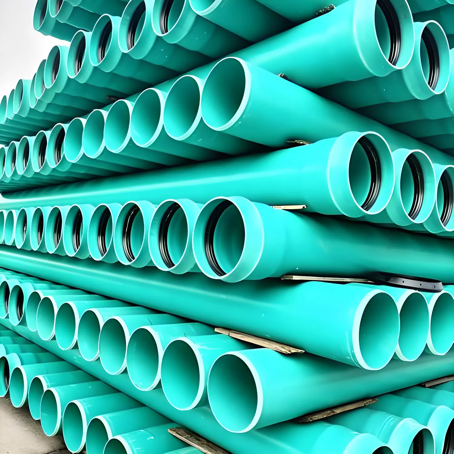 Blue Durable Lightweight PVC Water Well Scree Pipe for Efficient Sewage Systems