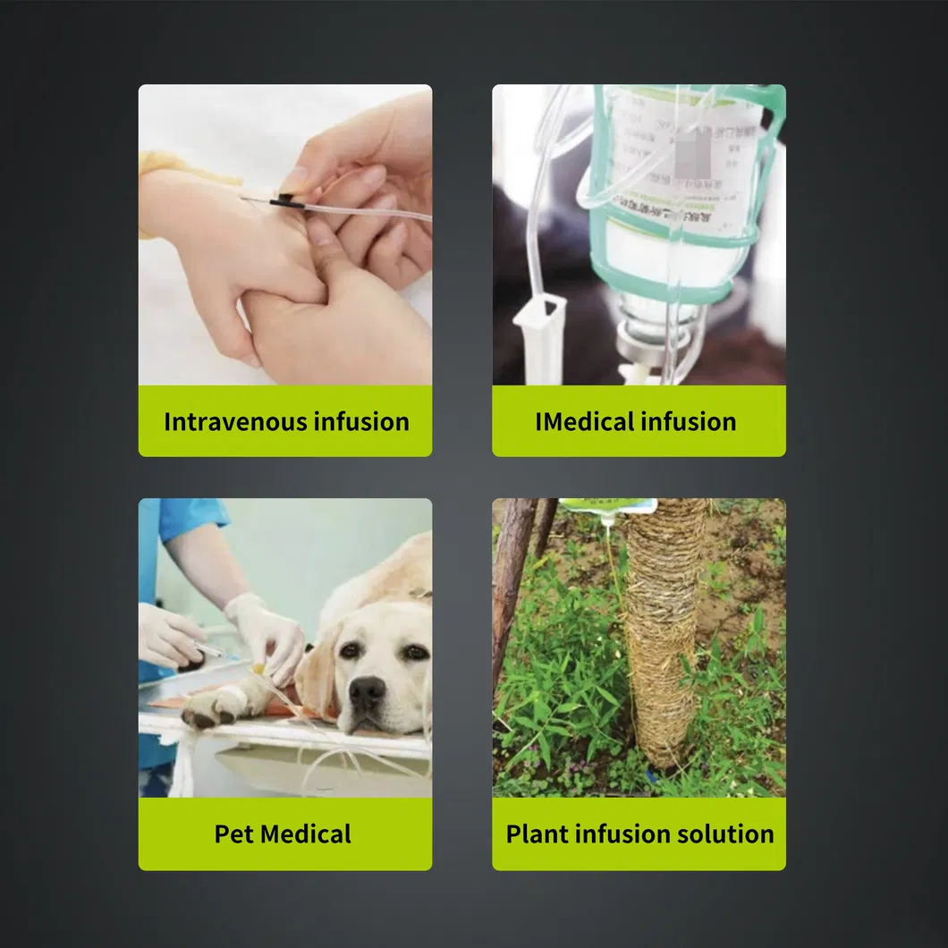 Disposable Sterile IV Medical Infusion Set with Needle CE, ISO