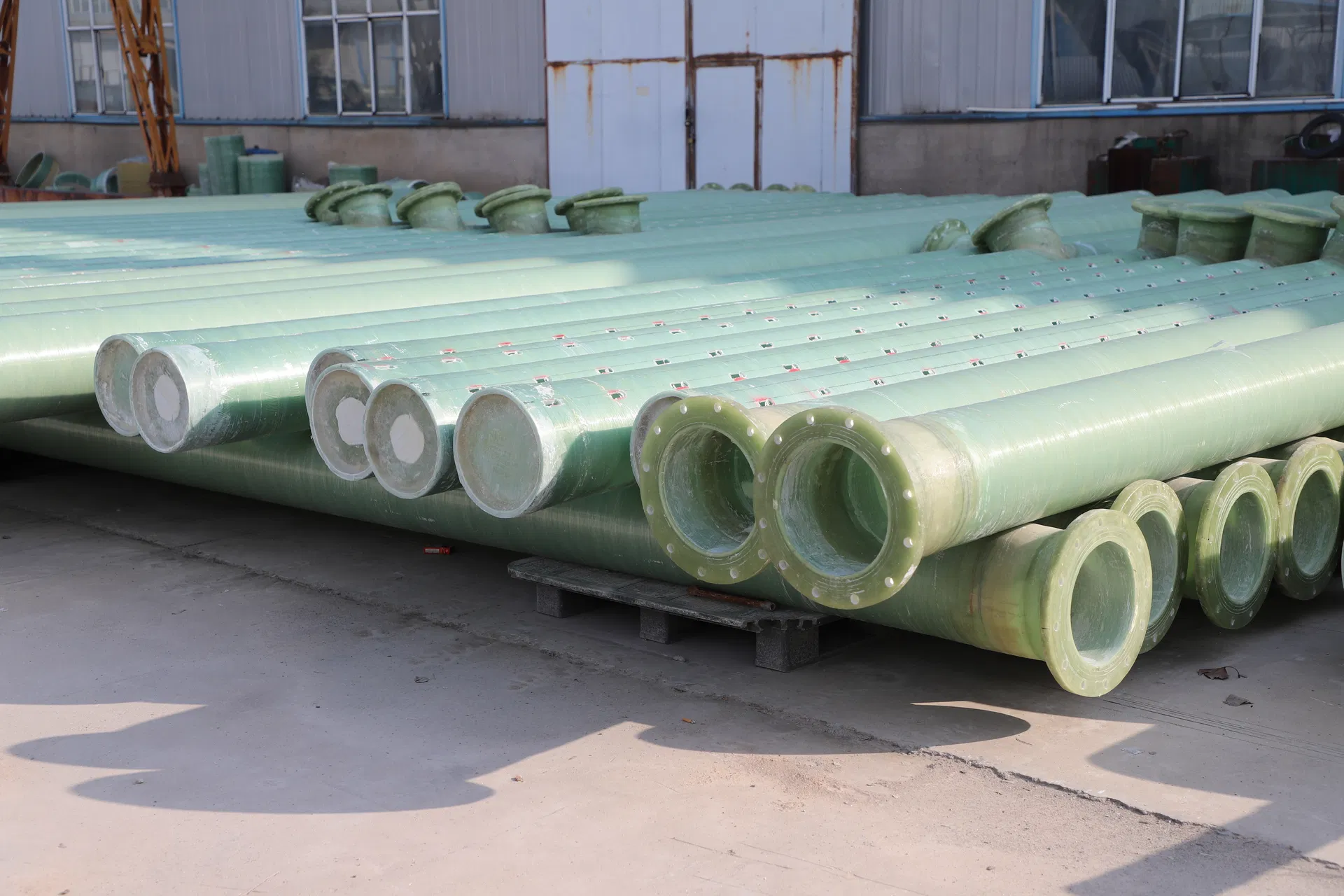 Custom-Diameter FRP Pipe for Sewage Treatment Projects