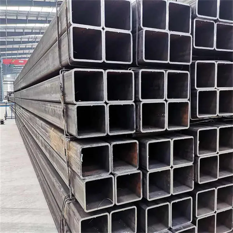 Q195 Q235 Q355 Scrap Carbon Steel Pipe Black Carbon Fiber Square Pipes ERW Steel Hollow Section Tube