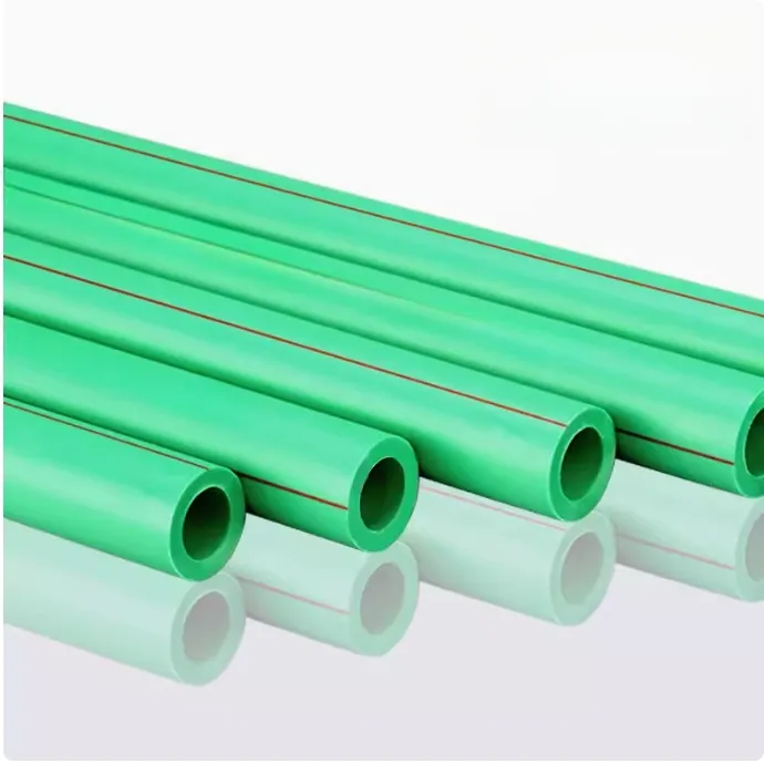 DIN8077 20mm Green PPR Fiberglass Composite Pipe Reinforced PPR Water Supply Pipe Manufacturer
