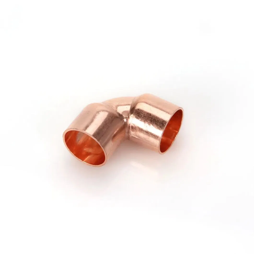 Pipe Fittings Solder Copper Fitting 90 Degree Welding Street Elbow Copper Press Fitting