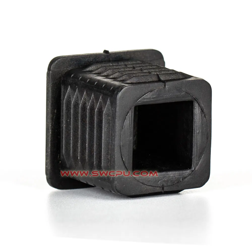 Customized Rectangular Shape Threaded Silicone Screw End Cap Rubber Hole Plugs for Sale