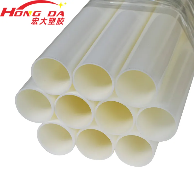 Versatile Flame-Retardant ABS; PVC Plastic Round Pipe/Tube for Industrial Use