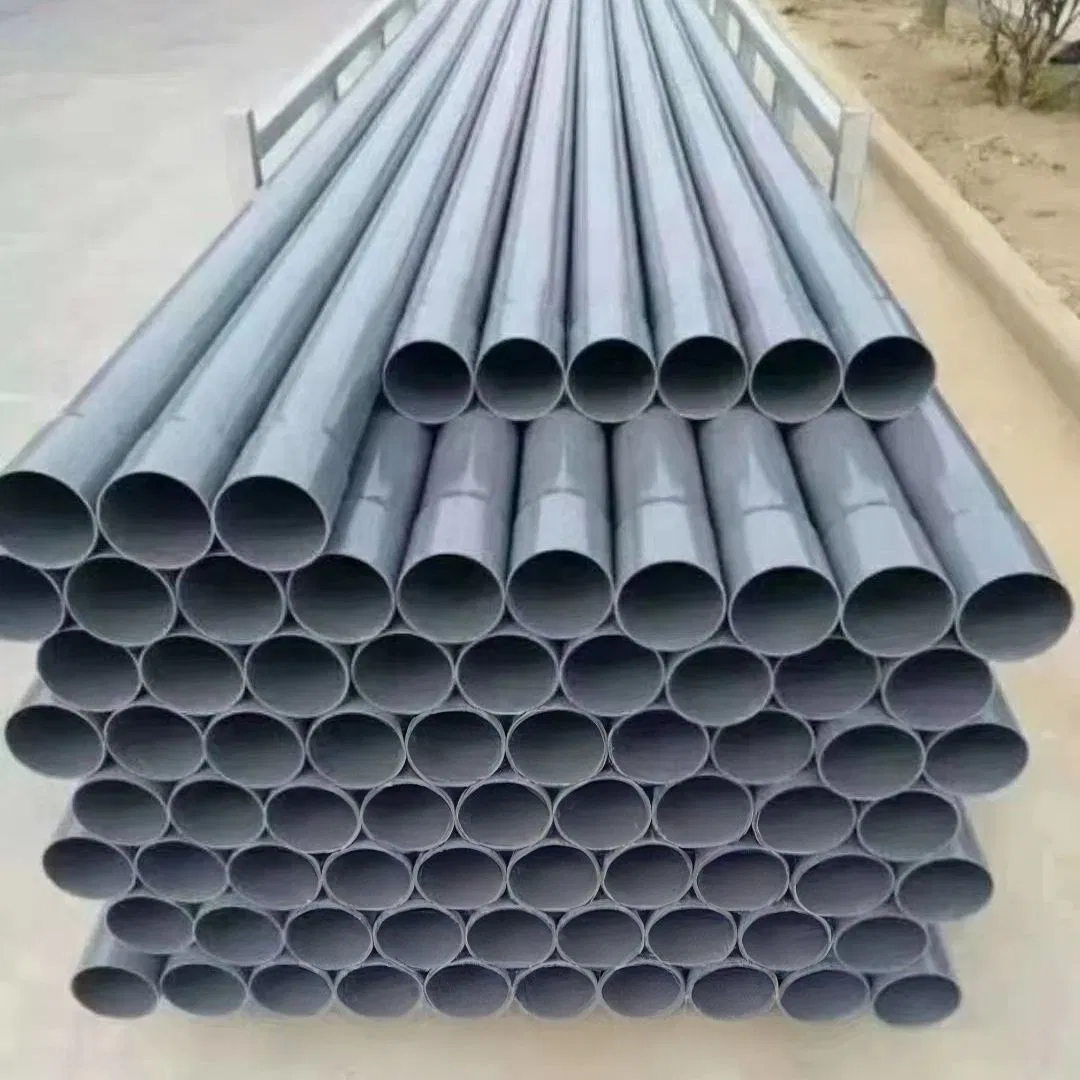 Durable Grey PVC Water Pipe Leak-Proof & Impact-Resistant Design