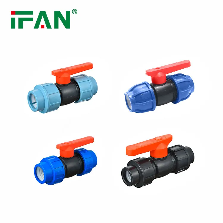 Ifan High Pressure ASTM D3350 HDPE Water Pipe Fittings Plumbing Materials Reliable Thread PE Compres
