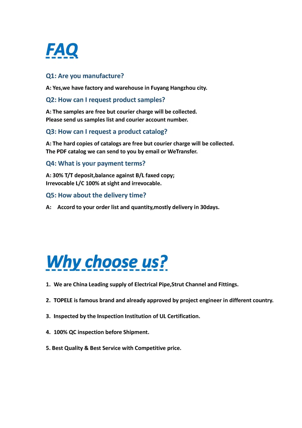 1 Inch Galvanized Electrical Running Rigid Metal IMC Aluminum Conduit Underground