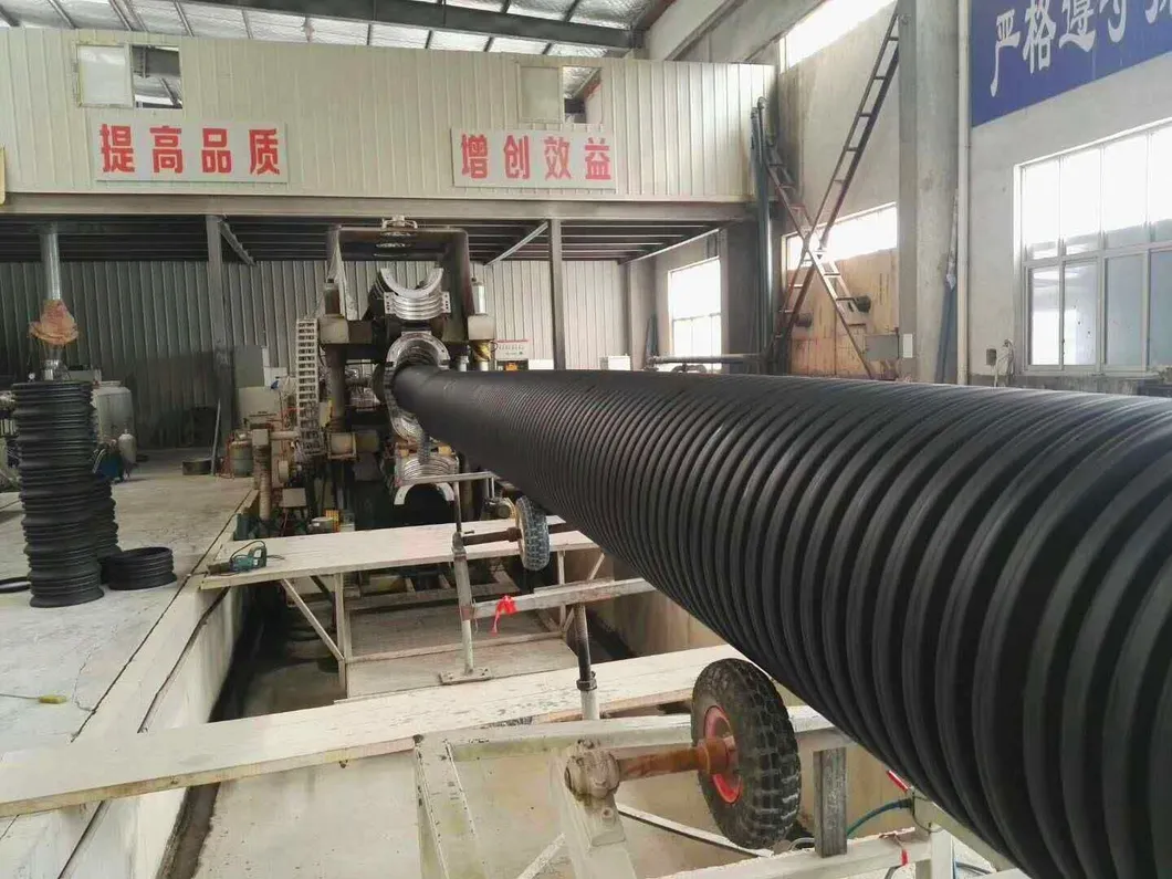 1000mm Big Size HDPE Steel Reinforced Corrugated Pipes