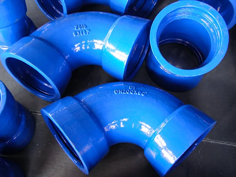 Ductile Cast Iron Pipes and Fittings/ Double Flanged/Socket Bend for PVC/PE Pipes